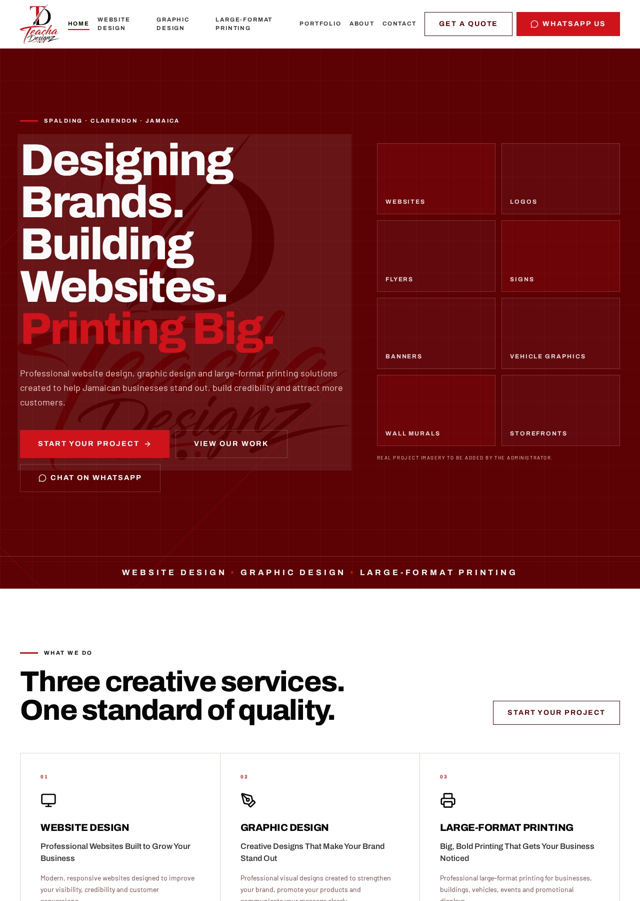 Teacha Designz Official Website — Websites project by Teacha Designz